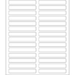 Laser/Inkjet Cover All™ White File Folder Labels, 2/3" X 3 7/16 With Printable Label Sheets For Folders