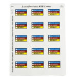 Laser Printable Vinyl Right To Know Label Blanks In Laser Printable Vinyl Labels