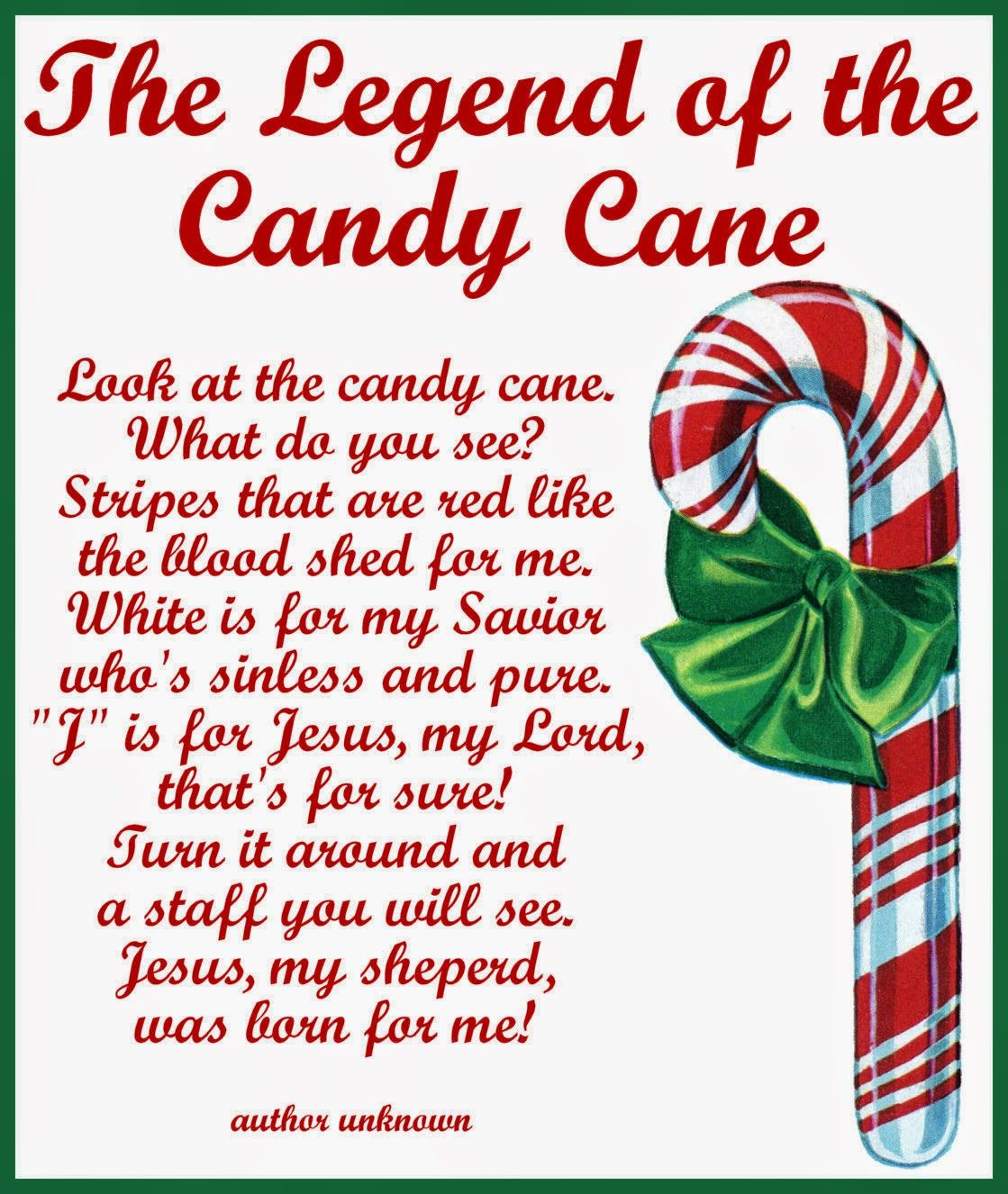 Legend Of The Candy Cane Story - 6 Free Pdf Printables | Printablee pertaining to Free Printable Legend of The Candy Cane Printable