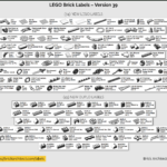 Lego Brick Labels V39 — 117 New Labels For A Total Of 1685 Unique Throughout Printable Lego Sorting Labels
