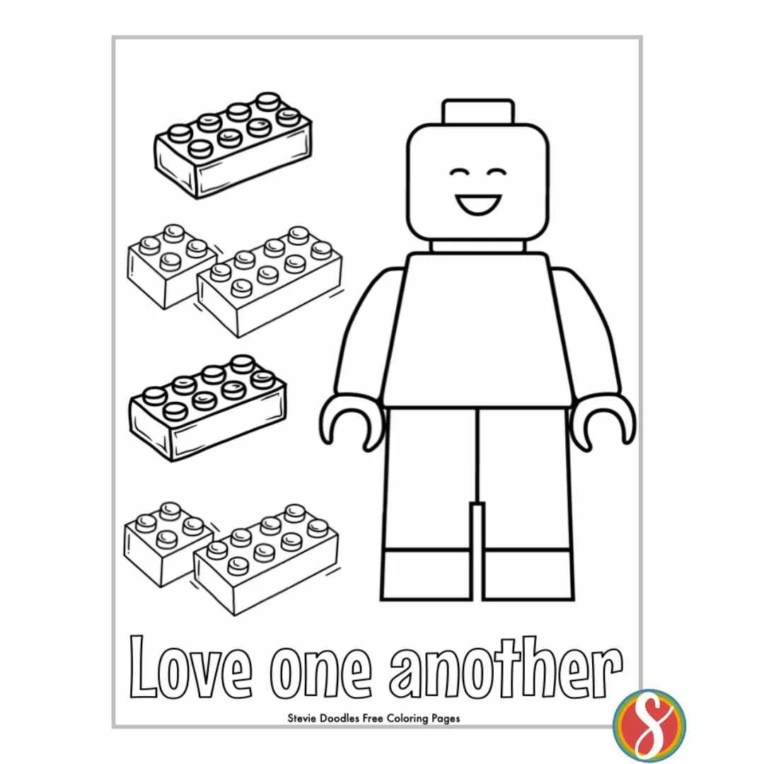 Lego Vbs Coloring Pages — Stevie Doodles within Free Printable Coloring Pages Lego