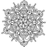 Leiah M Jansen Within Free Printable Mandala Coloring Pages For Adults
