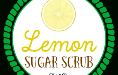 Lemon Sugar Scrub - The Farm Girl Gabs® intended for Lemon Sugar Scrub Printable Label