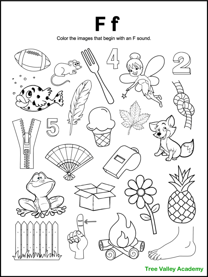 Free Printable Letter F Worksheets