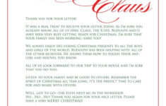 Letter From Santa Free Printable {Editable} | Skip To My Lou regarding Free Printable From Santa Letter