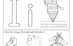 Letter I Coloring Worksheet - Free Printable, Digital, &amp; Pdf inside Free Printable Alphabet Worksheets For Kindergarten