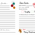 Letters To Santa Templates {Free Printables}   Super Busy Mum Intended For Free Printable Santa Letter Templates