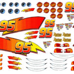 Lightning Mcqueen Body / Decals Throughout Free Printable Lightning Mcqueen Decals