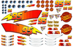 Lightning Mcqueen Body / Decals throughout Free Printable Lightning Mcqueen Decals