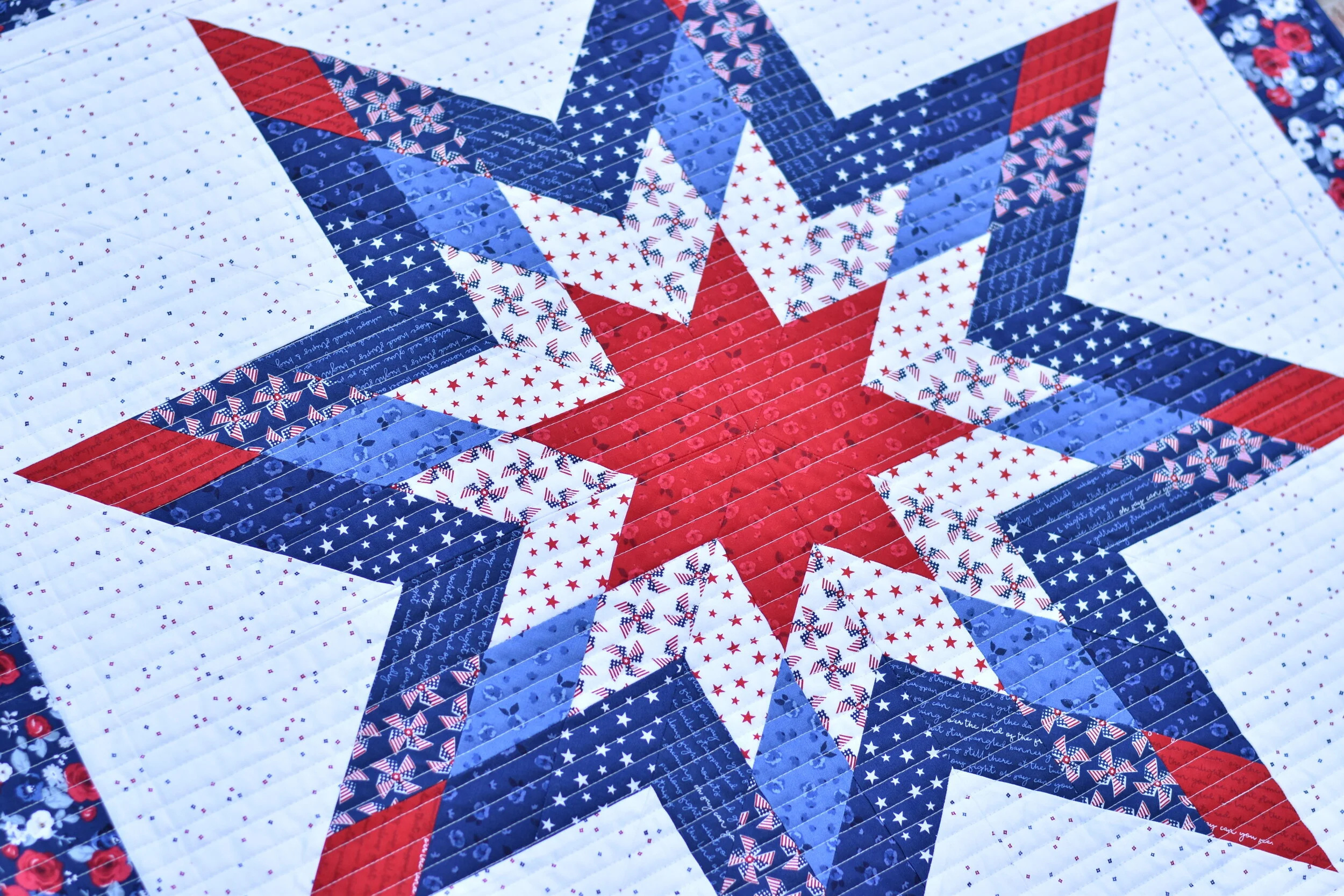 Lone Star Quilt Block Tutorial {Using 2 1/2&amp;quot; Strips And No Y-Seams intended for Free Printable Lone Star Quilt Pattern