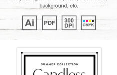 Luxury Candle Label Template Design regarding Printable Label Stickers For Candles