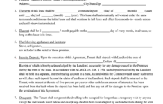Ma Sample Rental Agreement Form – Fill Online, Printable, Fillable pertaining to Free Printable Rental Agreement Forms