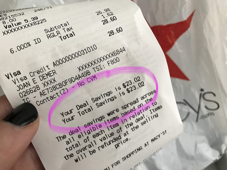Macy’s Easy Return Label Printable