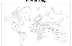 Maps2 throughout Free Printable Black And White World Map With Countries Labeled