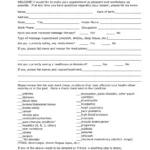 Massage Intake Form ≡ Fill Out Printable Pdf Forms Online Pertaining To Free Printable Massage Intake Forms