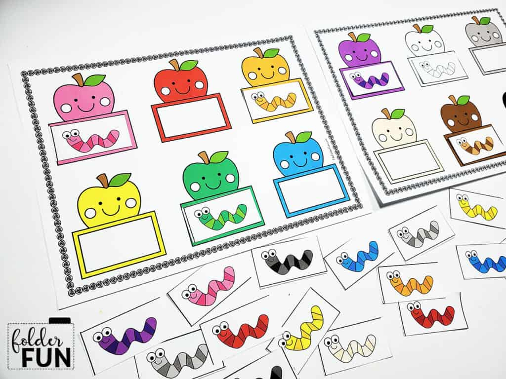 Matching Games For Toddlers - File Folder Fun inside Free Printable File Folder Activities