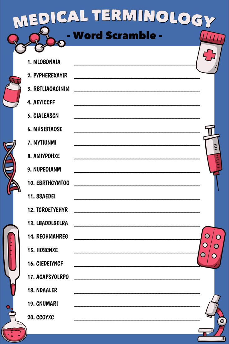 Medical Terminology Worksheets - 10 Free Pdf Printables | Printablee intended for Free Printable Medical Terminology Worksheets