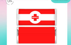 Medkit Wrappers - Medkit Candy Bar Labels - [Instant Download regarding Printable Free Fortnite Medkit Label