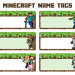 Minecraft Name Tag Template Within Printable Minecraft Name Labels