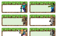 Minecraft Name Tag Template within Printable Minecraft Name Labels