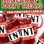 Minecraft Tnt Party Treats (Free Printable) In Minecraft Tnt Printable Label Free
