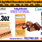Mini Candy Bar Wrapper Template 0,3Oz, 8,5G , Herchy Mini 0,3 Oz Throughout Free Printable Sample Food Label Quiz