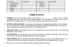 Mobile Home Purchase Agreement: Fill Out &amp; Sign Online | Dochub inside Free Printable Purchase Agreement For Mobile Home