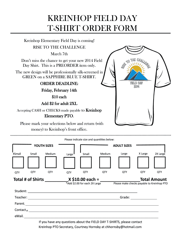 Mock Up Free T Shirt Catalogs T Shirt Order Forms Template Fill with Free Printable T Shirt Order Forms