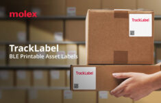 Molex Introduces Tracklabel Ble Printable Asset Labels To Enhance throughout Printable Parcel Asset Label