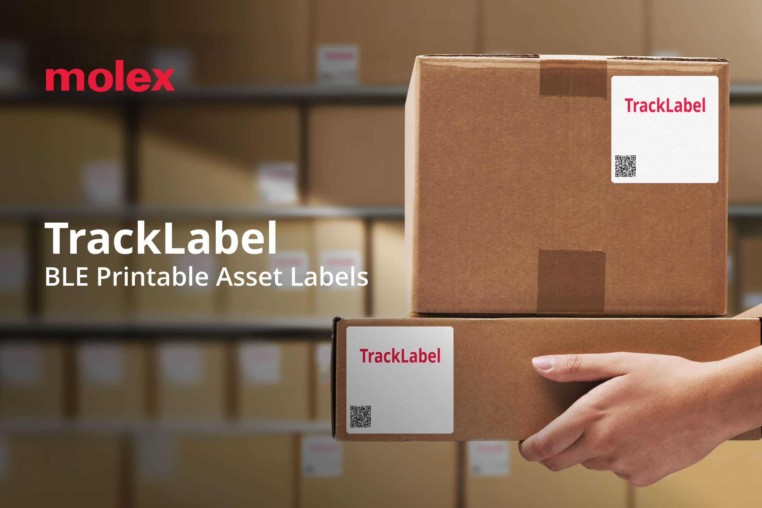Molex Introduces Tracklabel Ble Printable Asset Labels To Enhance throughout Printable Parcel Asset Label