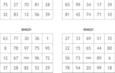 Momma D'S Number Bingo - Wordmint intended for Free Printable Number Bingo Cards