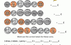 Money Worksheets For 2Nd Grade for Free Printable Second Grade Worksheets