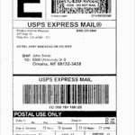 Mostafa Mohamed   Best Of Free Printable Shipping Label Template Regarding Free Printable Postage Labels