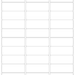 Mr870 – 1″ X 2 5/8″ – Us Letter Sheet – 30 Address Labels – Mr Label Within Label Size 1 X 2 5/8 Template Printable