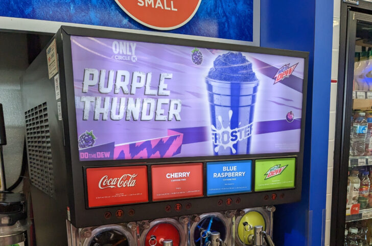 Translite Soda Label Vending Machine