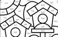 Multiplication Coloring Worksheets Grade 3 Pdf inside Free Printable Multiplication Color By Number