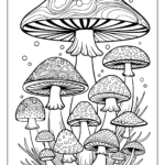 Mushroom Coloring Pages (20+ Free Printable Pdf) For Free Printable Mushroom Coloring Pages