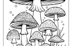Mushroom Coloring Pages (20+ Free Printable Pdf) for Free Printable Mushroom Coloring Pages