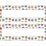 Name Tags   44 Unique Designs   Free | Printabulls Inside Free Printable Desk Name Tags