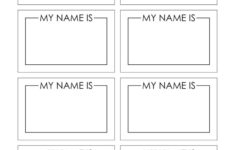 Name Tags - 44 Unique Designs - Free | Printabulls regarding Free Printable Name Label