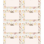 Name Tags   44 Unique Designs   Free | Printabulls Within Cute Name Labels Printable