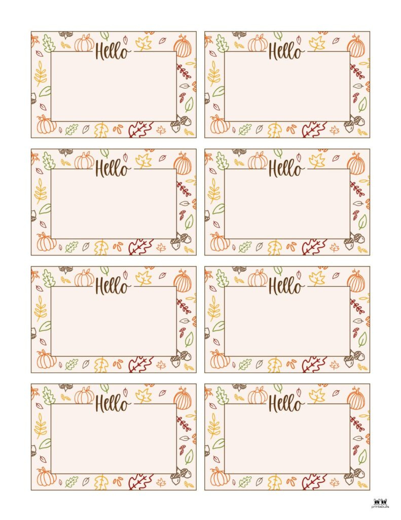 Name Tags - 44 Unique Designs - Free | Printabulls within Cute Name Labels Printable