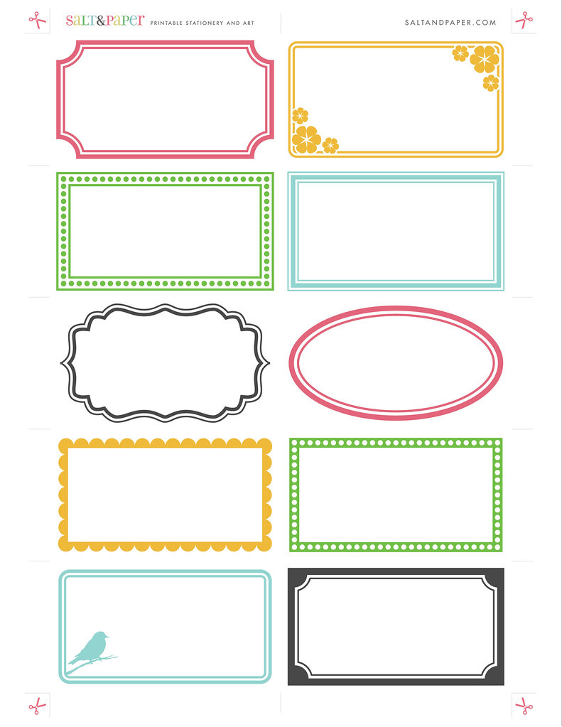 Near Me Printable Label Borders - Printable Word Searches Labels throughout Free Printable Label Borders