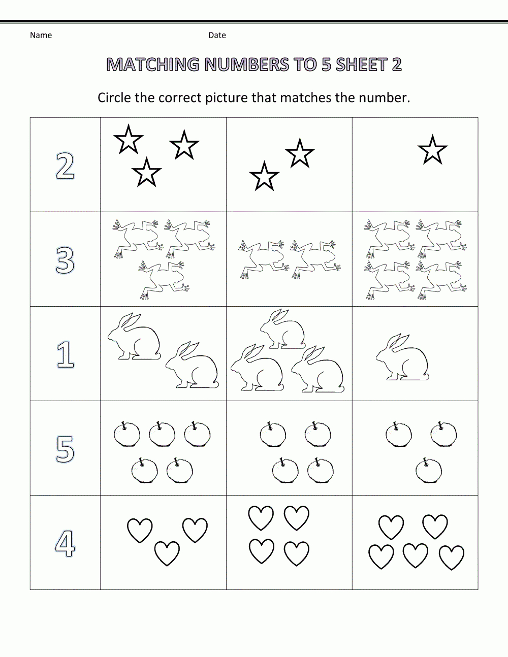 New Preschool Math Worksheets Free intended for Free Printable Worksheets For Preschool Math