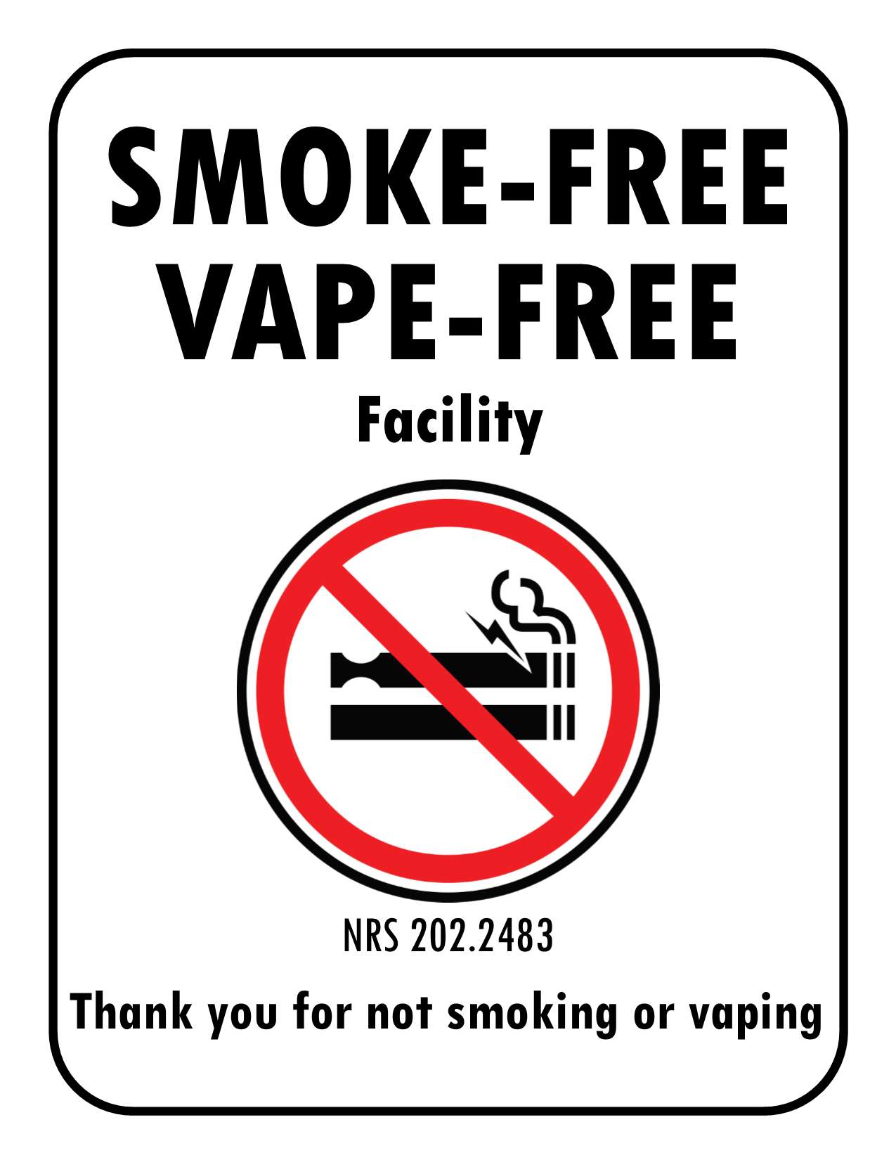 No Smoking Signs intended for Free Printable No Smoking Signs To Print