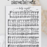 O Holy Night   Free Printable Christmas Sheet Music   Our Regarding Free Printable Christmas Sheet Music