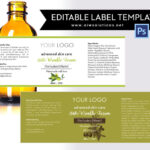 Olive Etikett Vorlage, Produkt Label, Olive Hautpflege Etikett Inside Simple Green Printable Label