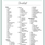 Our Road Trip Essentials & Travel Checklist Printable   Bless'Er House With Free Printable Packing List For Vacation