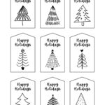 Page 14   Free, Printable And Customizable Gift Tag Templates | Canva Inside Printable Christmas Present Labels