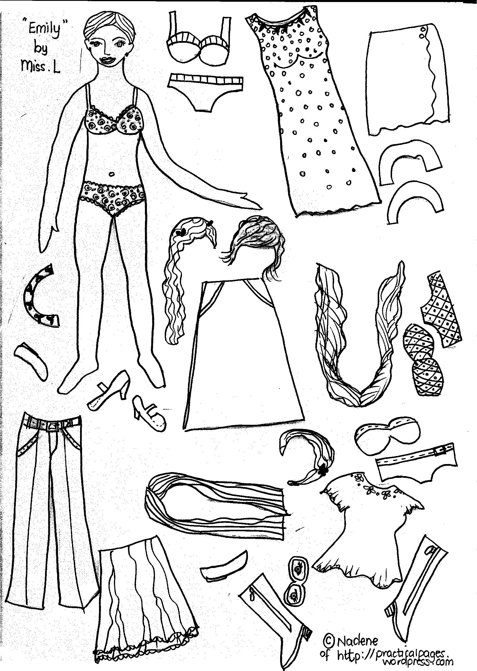 Paper Dolls | Practical Pages with Free Printable Cut Out Paper Dolls